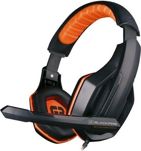 Gaming Headset met Microfoon Ardistel BLACKFIRE BFX-10 PS4 Zwart Oranje