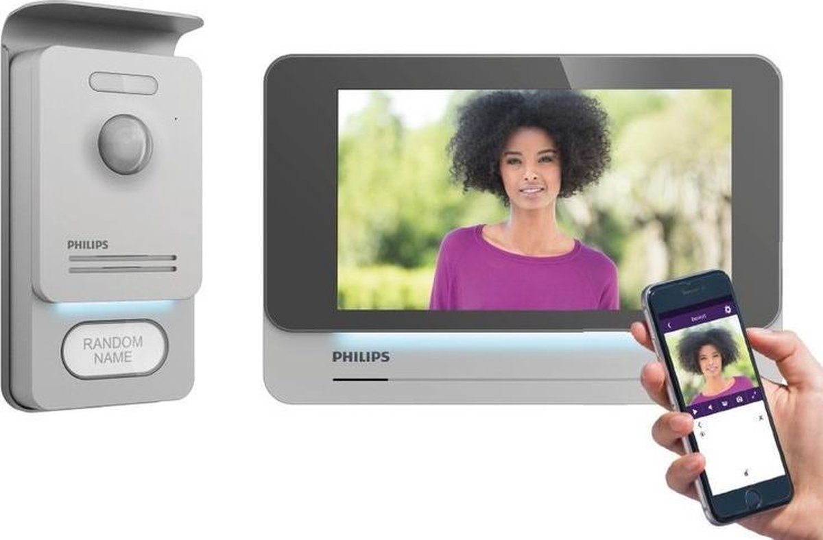 Philips WelcomeEye Connect Pro Wi-Fi deurbel met camera
