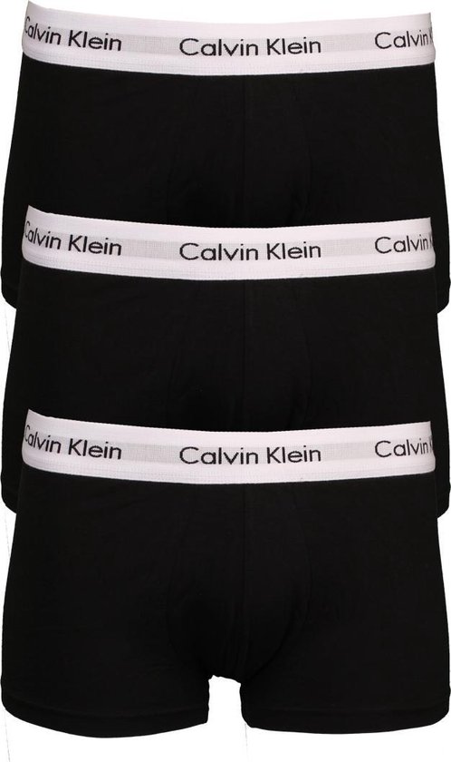 Calvin Klein 3-Pack Heren Boxershorts - Zwart - Maat M | bol.com