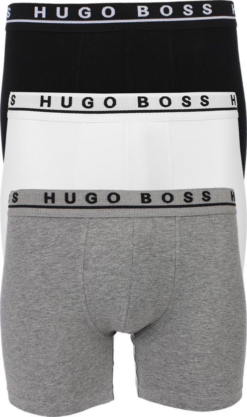 Hugo Boss - Heren - 3-pack Cyclist Boxershorts - Wit - S | bol