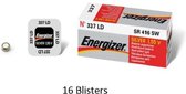16 stuks (16 blisters a 1 stuk) Energizer Zilver Oxide Knoopcel 337 LD 1.55V