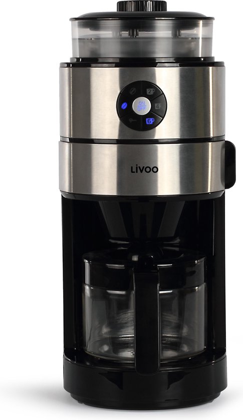 Livoo DOD173 - Filterkoffiezetapparaat - met geïntegreerde koffiemolen |  bol.com