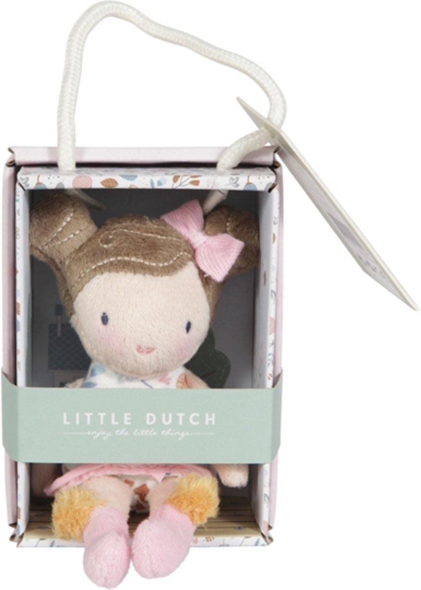 Little Dutch Pluche Knuffelpop Rosa 10 cm