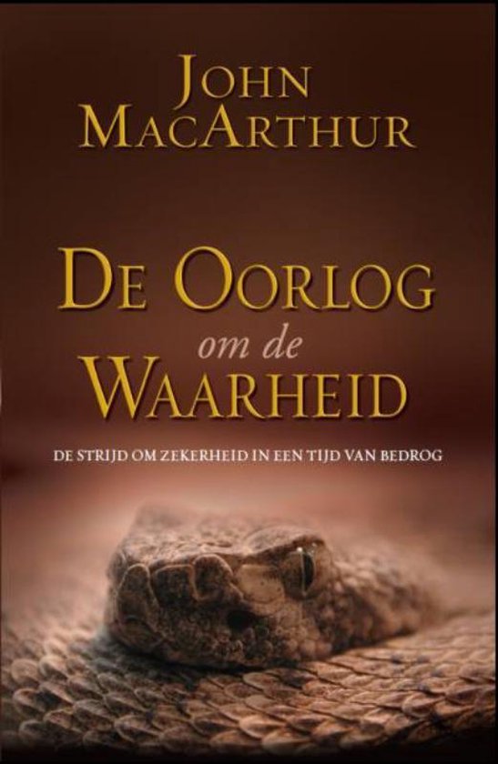 Cover van het boek 'De oorlog om de waarheid' van J. MacArthur