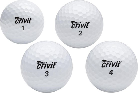 Nog steeds Muf Landgoed Crivit Golf Ballen - Wit - 2X 12 stuks Pack | bol.com