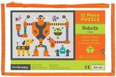 Mudpuppy Legpuzzel Robots - 12 stukjes