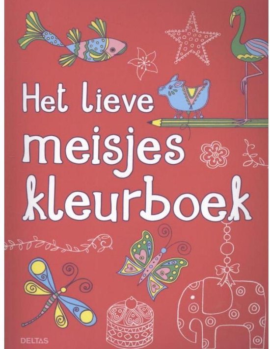 Het lieve meisjes kleurboek