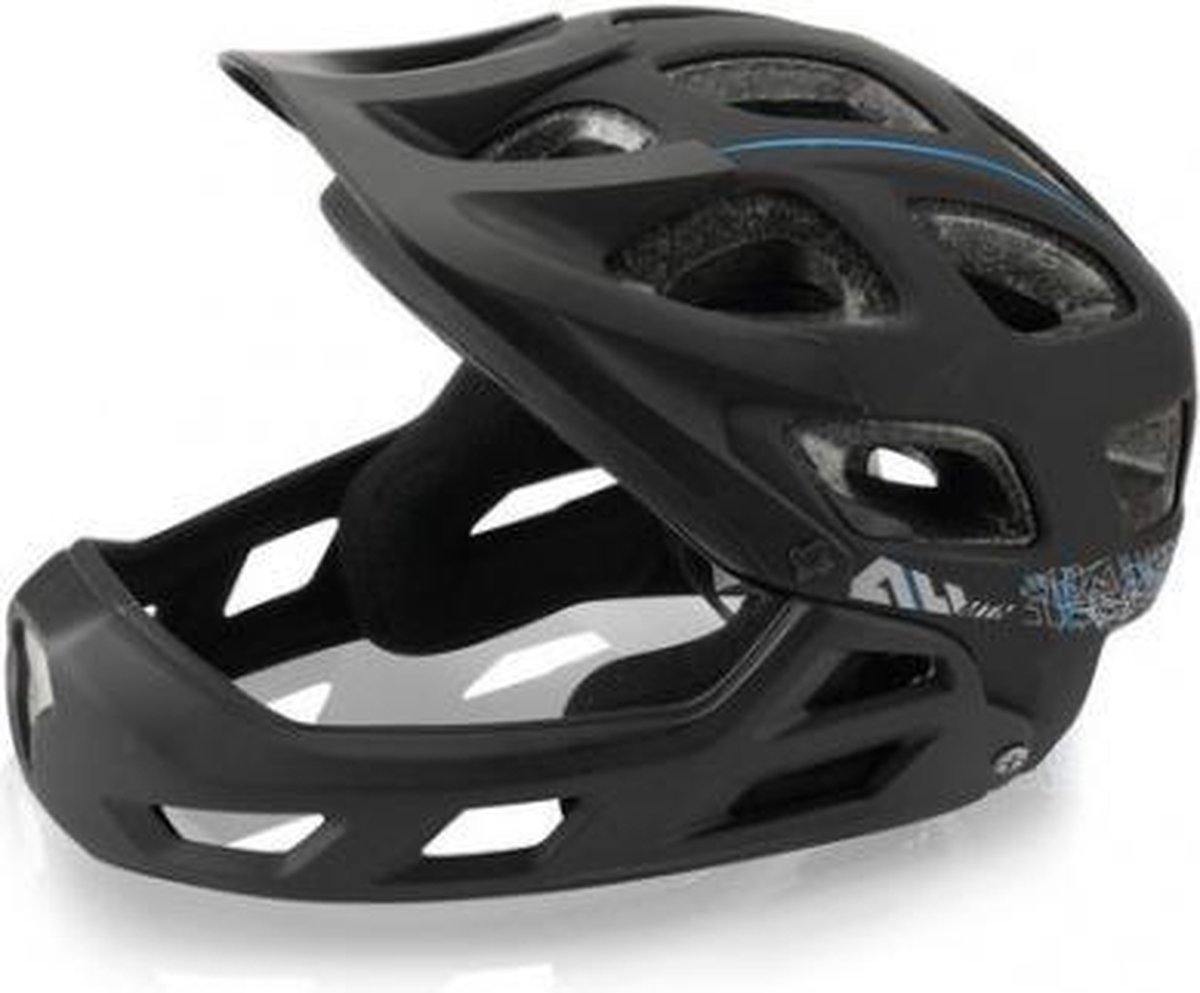 XLC Full Face Helm - L/XL - All Mountain - Zwart - BH-F05