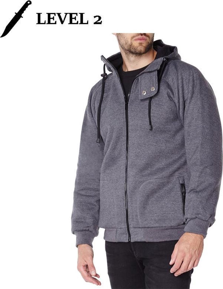 SNIJWERENDE VEST GRIJS MET DUPONT ™ KEVLAR ®