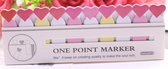 Mini Memo blaadjes Zelfklevende post it notes - Hartjes