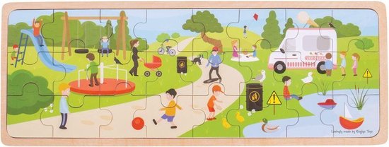 Afbeelding van het spel Bigjigs In The Park Puzzle