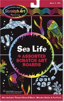 Melissa & Doug - Scratch Art Sheets - Sea Life