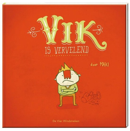 Cover van het boek 'Vik is vervelend'