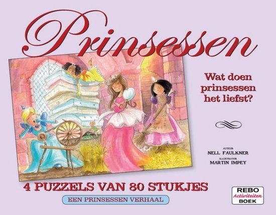 Afbeelding van het spel Kinderboeken Rebo Prinses - Puzzelboek: Prinsessen. 5+