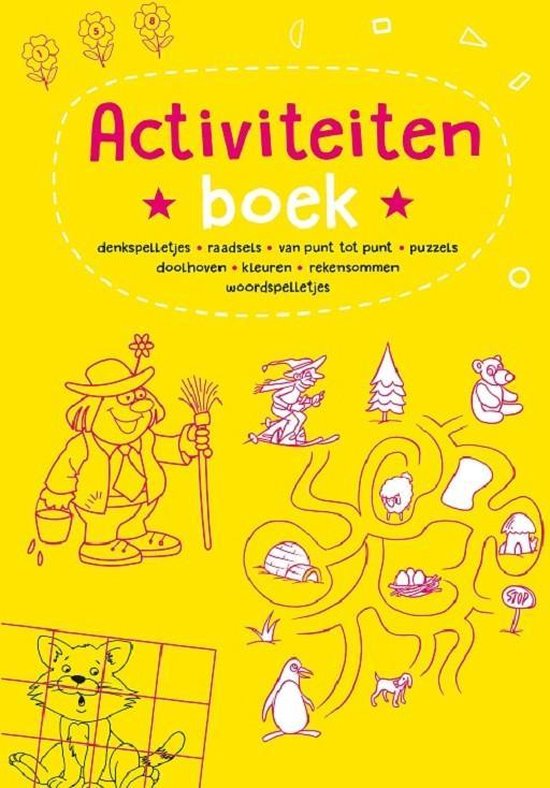 Afbeelding van het spel Kinderboeken Rebo Doeboek - Activiteitenboek 3 geel met 100 spelletjes