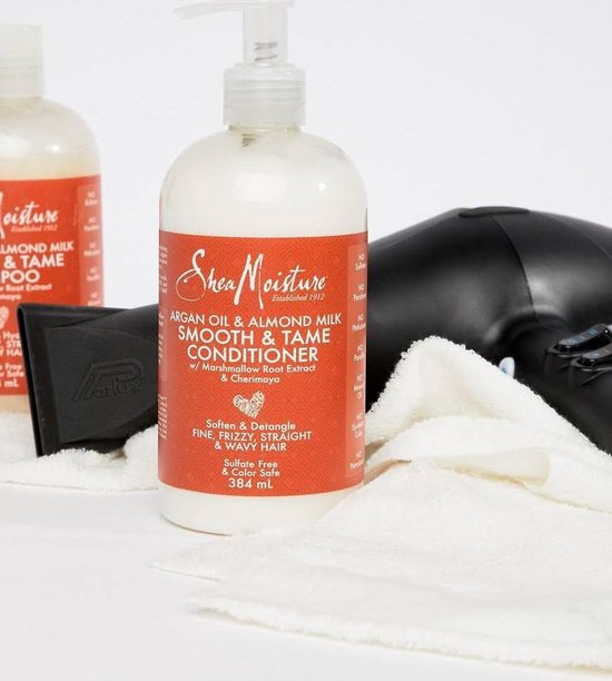 Shea Moisture Argan Oil & Almond Milk Smooth & Tame Conditioner 13 oz