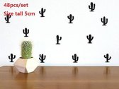 3D Sticker Decoratie Nieuwste Kleurrijke Cactus Muursticker Babykamer Stickers Kinderen Verwijderbare muurstickers Woondecoratie Kunst Vinyl Wall Art