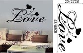 3D Sticker Decoratie Live Laugh Love Quotes Muurstickers Zooyoo1002 Home Decoraties Adesivo De Paredes Verwijderbare Diy Muurstickers Citaat Zeggen Woorden - AW9508 / Small