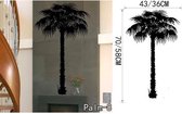 3D Sticker Decoratie Grote palmbomen Vogel Verwijderbaar Vinly Muurtattoo Art Mural Decor Sticker Muursticker Interieur - Palm8 / Small