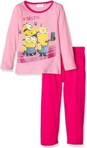 Minions - 2-delige Pyjama-set - Model "Minions taking selfies" - Roze - 104 cm - 4 jaar