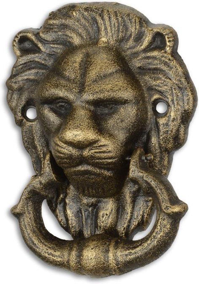 MadDeco - Gietijzeren - deurklopper - leeuw - manen