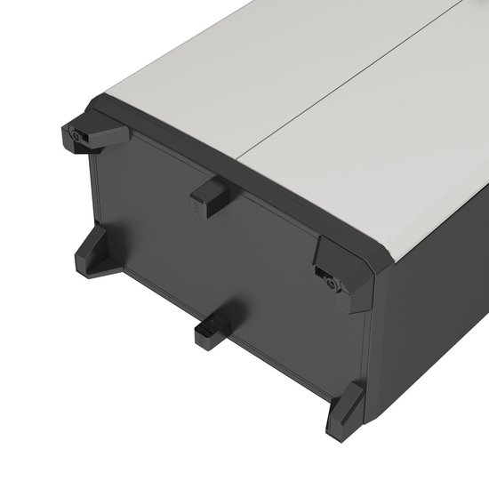 Curver Keter stilo gear lage kast donker grijs zwart 390x680x970mm Curver Keter stilo gear lage kast donker grijs zwart 390x680x970mm