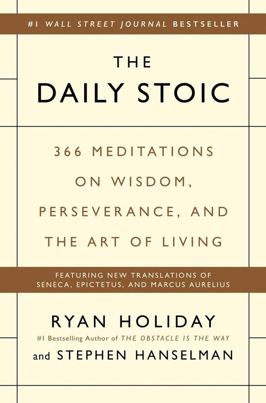 Boek cover The Daily Stoic van Ryan Holiday (Hardcover)