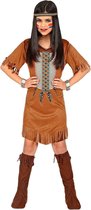 Widmann - Indiaan Kostuum - Inidaanse Squaw Snelle Pijl - Meisje - Bruin - Maat 158 - Carnavalskleding - Verkleedkleding