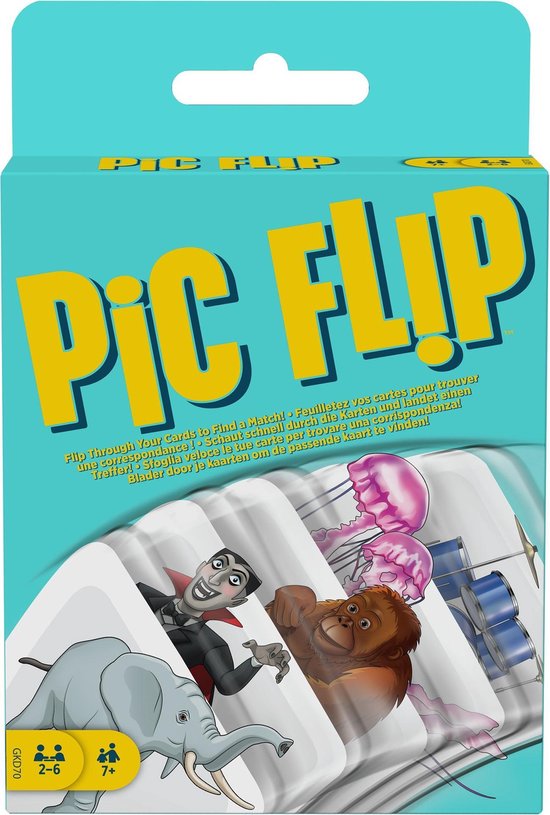 Afbeelding van het spel Mattel Games Pic Flip Kaartspel