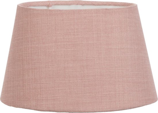 Lampenkap Linnen - roze - 25 x 18 cm - ovaal - verlichting - lamp  onderdelen - wonen... | bol.com