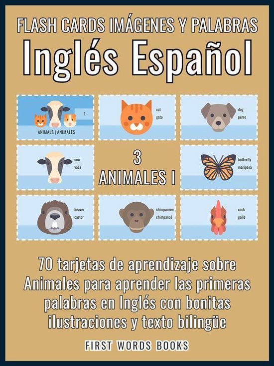 English Vocabulary Flashcards: Animals eBook by Flashcard Ebooks - EPUB  Book