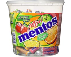 Mentos Fruit Silo - Snoep - Vegan - 1x120stuks