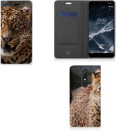 Nokia 5.1 (2018) Hoesje maken Luipaard