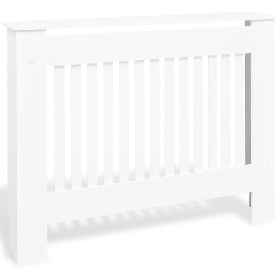 Bol Com Vidaxl Radiatorombouw 112 Cm Mdf Wit