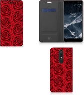 Nokia 5.1 (2018) Smart Cover Rood Rose