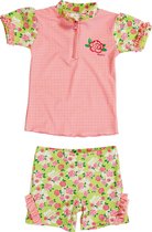 Playshoes UV maillot de bain enfants manches courtes Roses - Rose - Taille 74/80