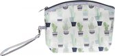 Tesoro Make-up Tasje Transparant Cactus 18 X 5 X 12 Cm