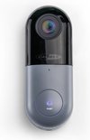 Video Deurbel met Camera en Wifi - Beweging detectie - Beveiligingscamera - Behoudt uw huidige ring geluid - Nachtzicht- 1080P Full HD - Waterdichte beveiligingscamera - Grijs/Zwart (HWC502)