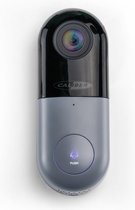Video Deurbel met Camera en Wifi - Bedraad - Beweging detectie - Beveiligingscamera - Behoudt je huidige ring geluid - Nachtzicht- 1080P Full HD - Waterdichte beveiligingscamera - Grijs/Zwart (HWC502)