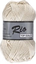 Lammy yarns Rio katoen garen - licht beige (016) - naald 3 a 3,5 mm - 1 bol