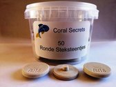 Coral Secrets Ronde Steksteentjes 50 stuks