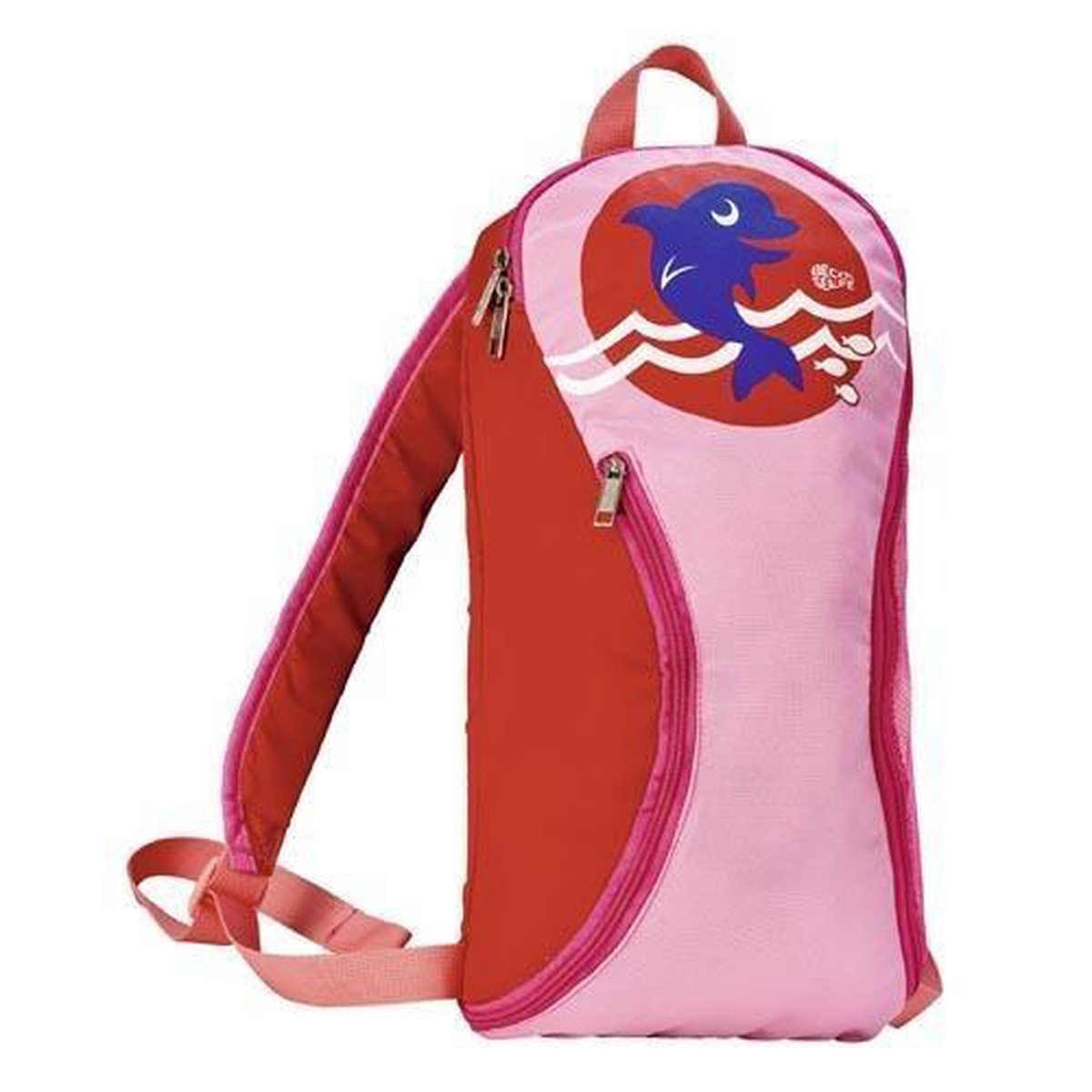 BECO-SEALIFE® Rugzak - Meisjes - 10 Liter - Roze/rood