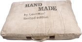 Lex & Max Handmade - Housse amovible pour coussin pour chien - Lit box - 120x80x9cm - Sable