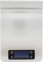 Impuls Digitale Precisie Keuken Weegschaal - tot 5000 Gram (5kg) - Tarra Functie - Elektrisch - Inclusief Batterij - RVS Keukenweegschaal