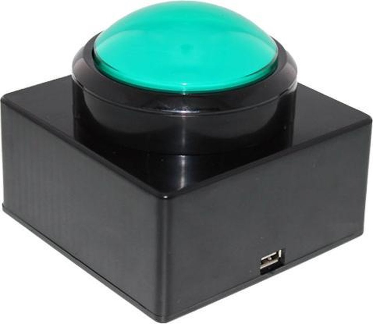 QuizTools USB buzzer drukknop verlicht, groen