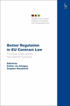 Studies of the Oxford Institute of European and Comparative Law - Better Regulation in EU Contract Law