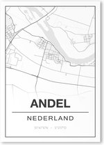 Poster/plattegrond ANDEL - A4