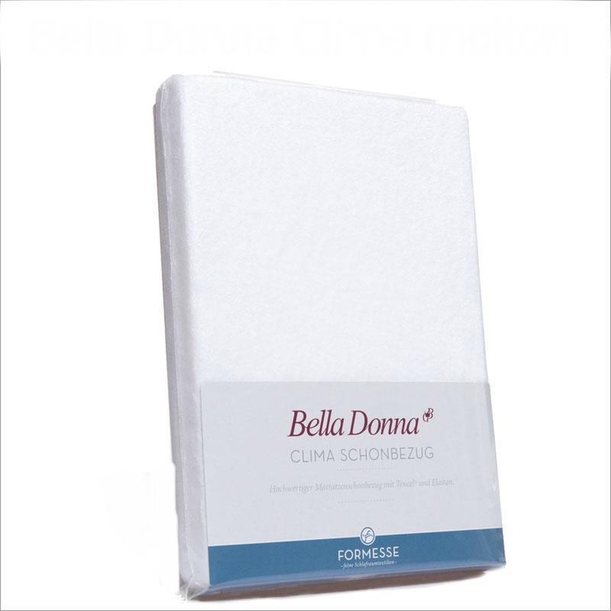 Drap-housse Bella Donna Jersey - 70/80 x 200/220 - blanc laine