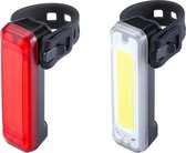 BBB Cycling Signal Fietsverlichtingsset - Fietslampjes - Fietsverlichting USB Oplaadbaar - Voor- en Achterlicht - 57 Lumen - Accu 35 uur - Waterdicht - BLS-138