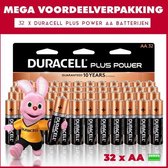 32 x Duracell AA Plus Power - Voordeelverpakking - 32 x AA batterijen